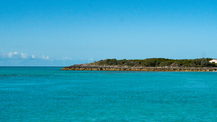 Naklejka premium carribean sea ocean jamaica beach island