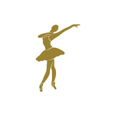 Ballet dancer design vector illustration, Creative Ballet dancer logo design concepts template, icon symbol