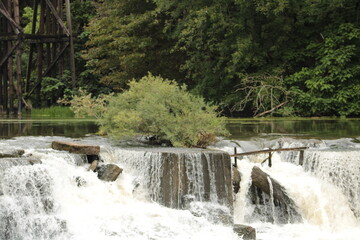 waterfall in the park