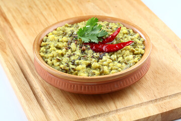 moong dal tadka indian dish,green dal tadka
