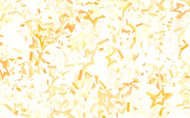 Light Orange vector backdrop with small and big stars.