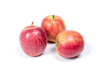 cripps pink apples (Pink Lady) isolated on white background