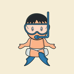 world environment day save the planet environment day underwater aquatic ecology cute character icon