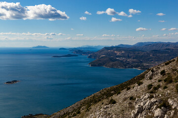 Fototapeta premium Coast of Adriatic sea near Dubrovnik. Croatia