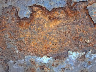 Steel patina slag
