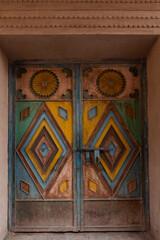 detail of  old  door in Nizwa