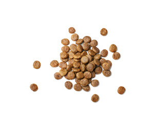 dry cat food top view