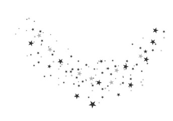 Pattern with stars trail, meteoroid comet asteroid