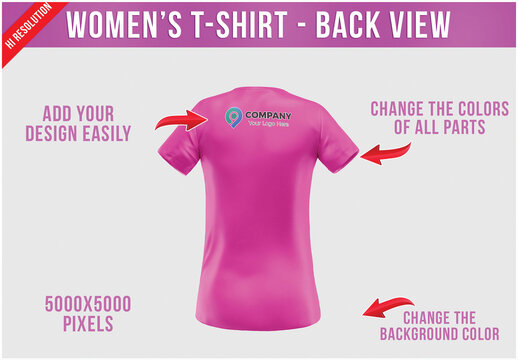 Women's T-Shirt Back View