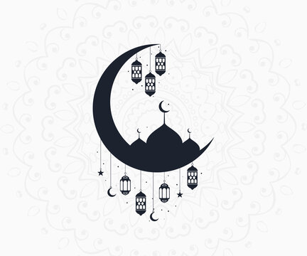 Ramadan Kareem illustration and Calligraphy - MasterBundles
