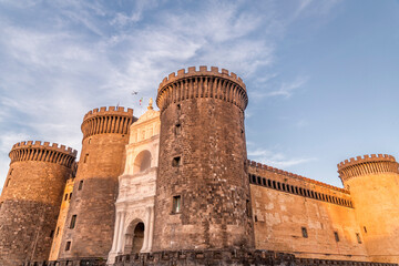 Fototapeta na wymiar Castel Nuovo in Naples, Italy
