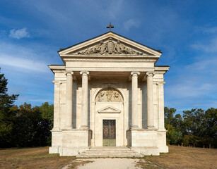 Fototapeta na wymiar Millennium monument in Pannonhalma, Hungary 
