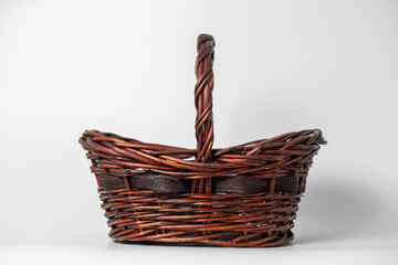 Basket isolated on white background