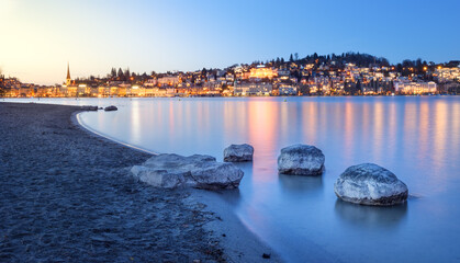 Lucerne city on Lake Lucerne, Switzerland