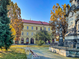 autumn in the city Presov, Slovakia 