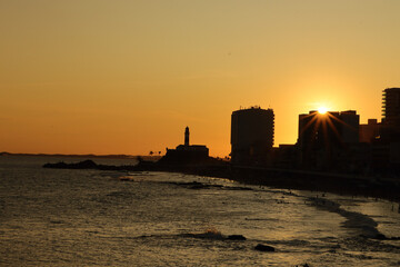 Fototapeta premium sunset at the beach