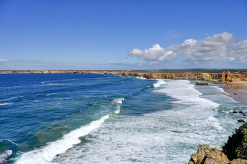 Tonel beach in Sagres, Algarve, Portugal