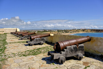 Cannon at Fortaleza de Sagres, Algarve, Portugal