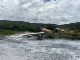 river in the mountains