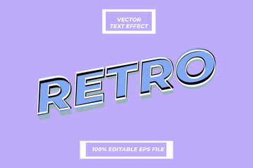 Obraz premium text effect retro 