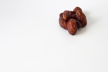 Date fruit isolated on white background