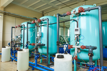 industrial water purification system or filtration equipment