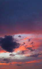 colorful sunset, purple sky, colorful find
