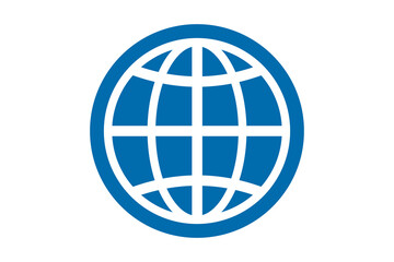 world international earth globe vector illustration on a white background