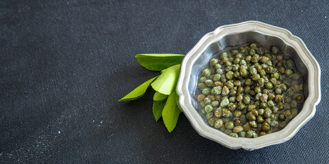 capers marinated for sauce fresh healthy meal food snack diet on the table copy space food background rustic top view