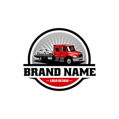 towing truck logo vector  © winana