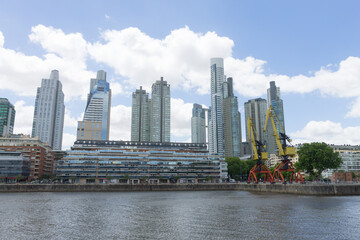 Fototapeta premium Modern buildings from Puerto Madero, Buenos Aires, Argentina