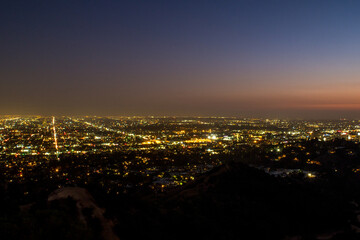 Fototapeta na wymiar Los Angeles Lights