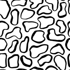 Vector seamless abstract pattern, modern shapes. Simple design for textile, wallpaper, wrapping paper.