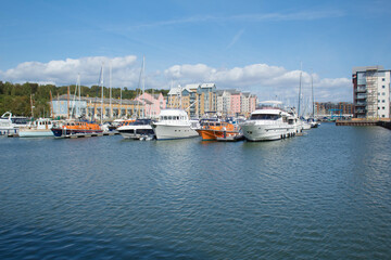 Fototapeta premium boats in the harbour