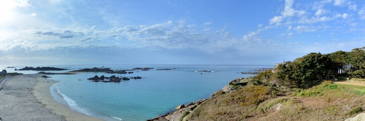 Seascape at Tregastel in Brittany France