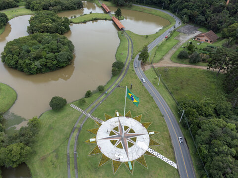 Tingui Park - 500 Years of Discovery of Brazil Square Curitiba. 