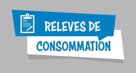 Logo relevés de consommation.
