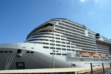 Naklejka premium La Valette, vue générale du centre historique de la ville, Malte