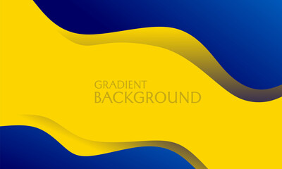 simple background in modern and dynamic style in blue and yellow color. used to design banners, posters, flyers