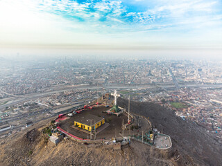 San Cristobal hill in Rimac district, Lima, Peru