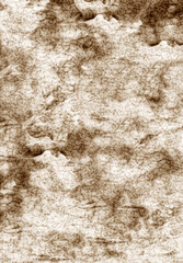 Vintage patterned beige sepia background with spotty texture. Illustration of a maple decorative retro smudged pattern.
