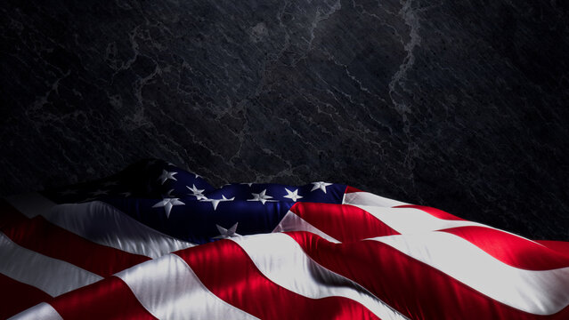 Patriot Day Banner with Copy-Space.
