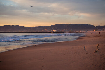 Fototapeta na wymiar SoCal Sunsets from Playa del Rey