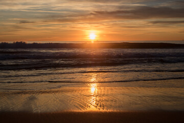 Fototapeta na wymiar SoCal Sunsets from Playa del Rey