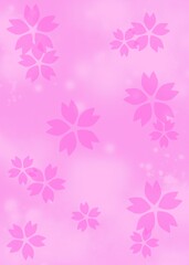 桜の花満開の背景その5