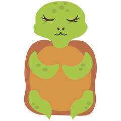 Tropical Cute Safari Animals Clipart. 