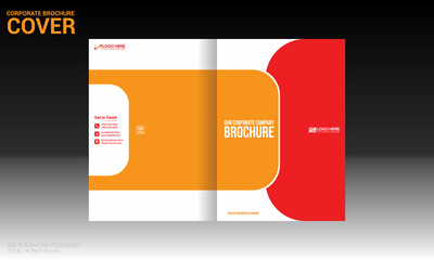 vector brochure cover design for any kind of use