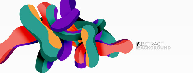 Creative geometric wallpaper. Splash liquid wave fluid shapes background. Techno business template for wallpaper, banner, background or landing