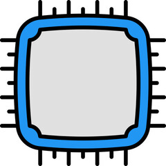 mat outline color icon