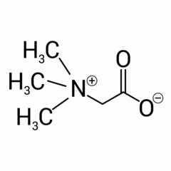 chemical structure of Betaine (C5H11NO2)